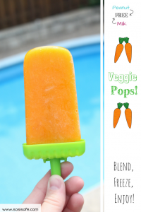 Veggie Popsicles! Healthy popsicles, healthy toddler popsicles made easy. Healthy homemade popsicles.
