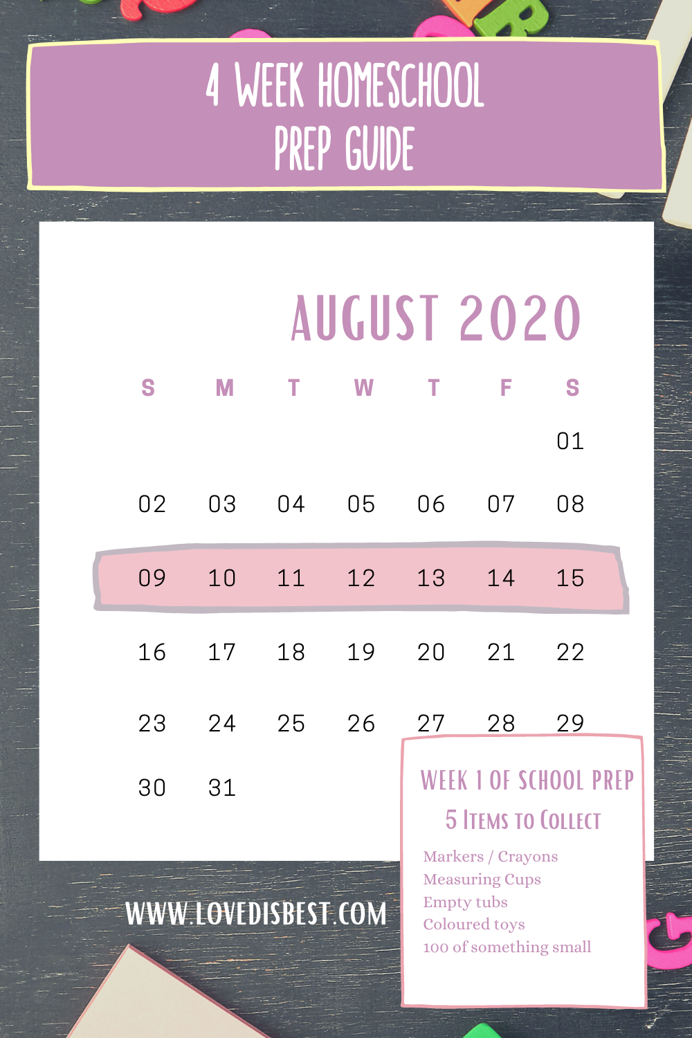 Prep Guide Blog Post Loved is Best August Homeschooling Calendar (2)
