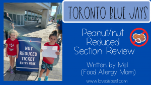 Toronto Blue Jays Peanut/Nut reduced ticket / section